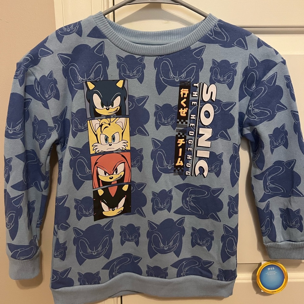 Boys Sonic the Hedgehog Sweatshirt